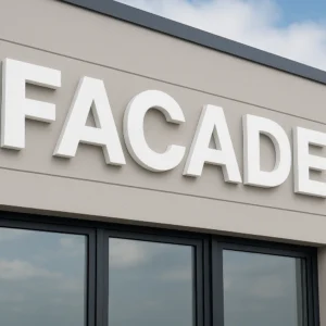 Facadebogstaver i PVC