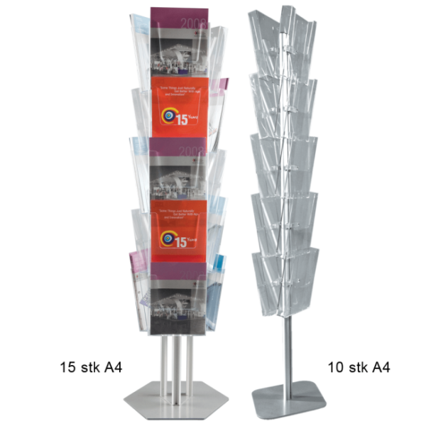 Brochureholder gulvstand